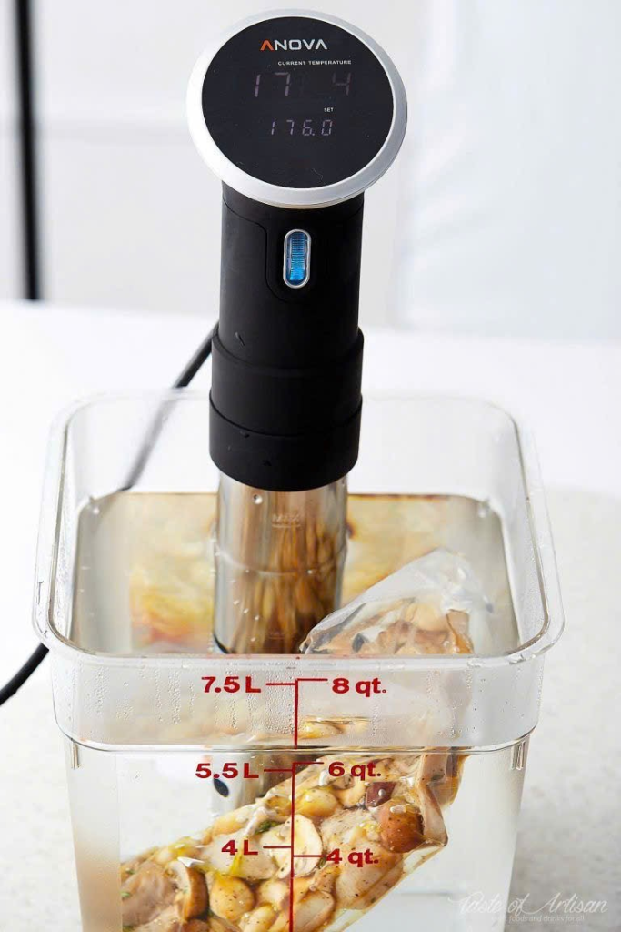 nấu ăn cùng sous vide